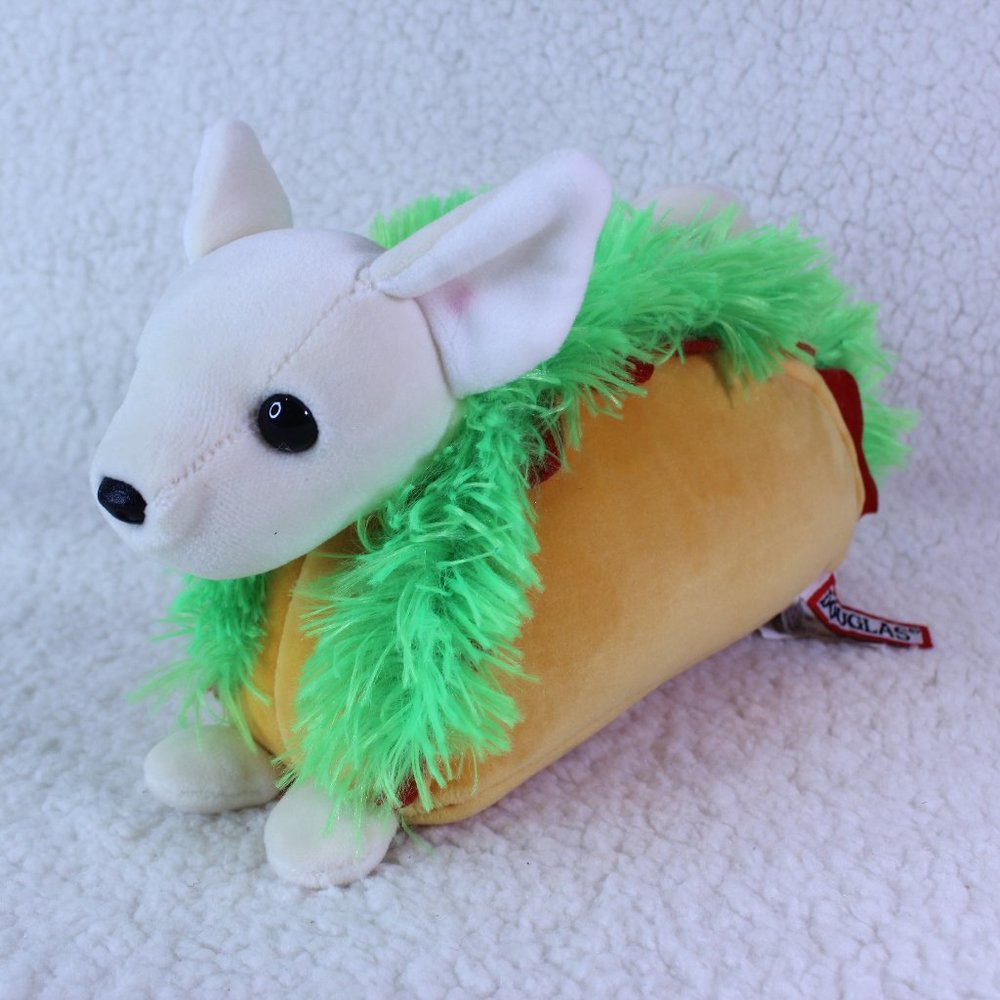 DOUGLAS TACO CHIHUAHUA DOG PLUSH‎ 9" MEXICAN FOOD Stuffed Toy Animal